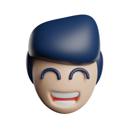 Homme heureux  3D Icon