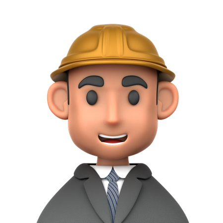 Ingénieur masculin  3D Icon