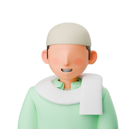 Homme islamique  3D Icon