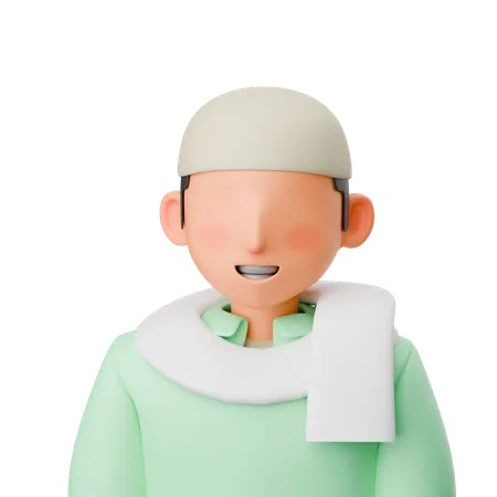 Homme islamique  3D Icon