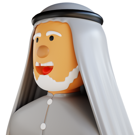 Homme islamique  3D Icon