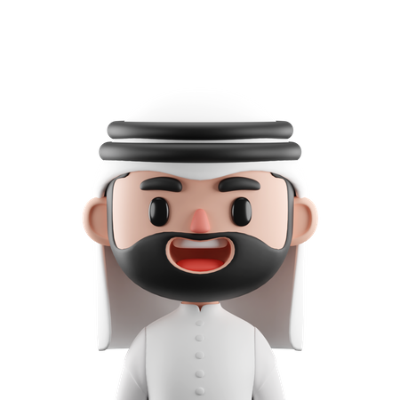Homme islamique  3D Icon