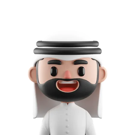 Homme islamique  3D Icon