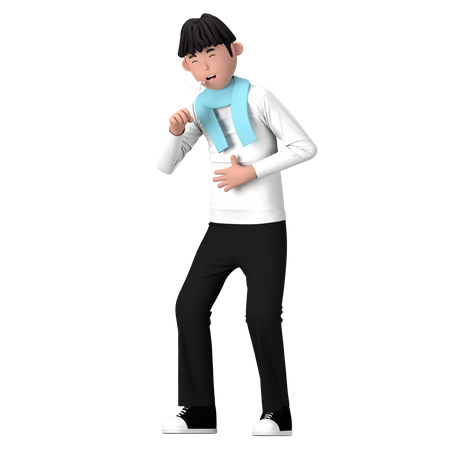 Homme malade  3D Icon