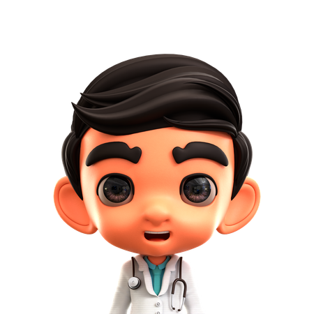 Médecin de sexe masculin  3D Icon