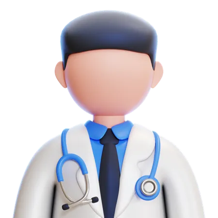 Médecin de sexe masculin  3D Icon