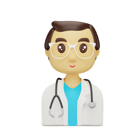 Médecin de sexe masculin  3D Icon