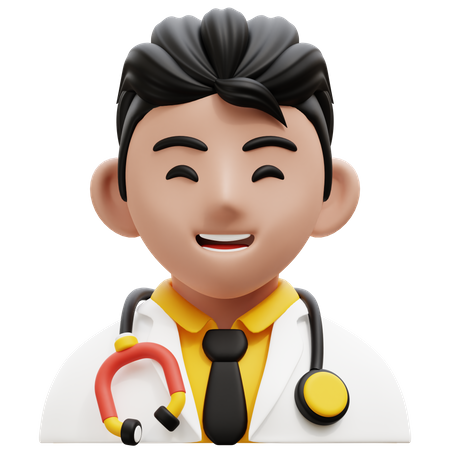 Médecin de sexe masculin  3D Icon