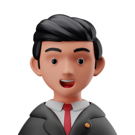 Politicien  3D Icon