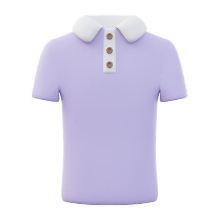 Polo manches courtes homme  3D Icon