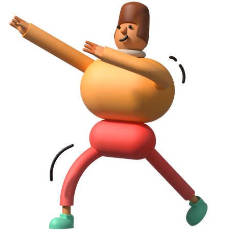 Homme qui danse  3D Icon