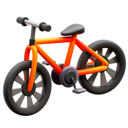 Vélo de sport masculin  3D Illustration