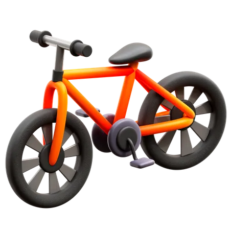 Vélo de sport masculin  3D Illustration