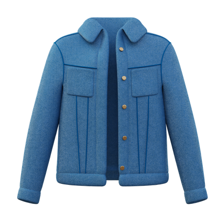 Veste en jean homme  3D Icon