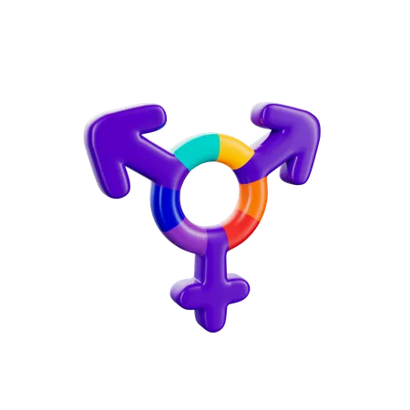 Homosexual Symbol  3D Icon