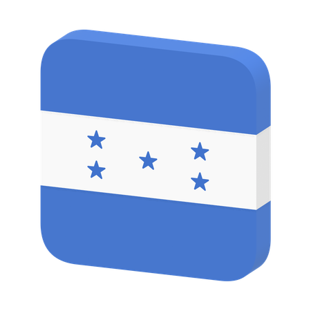 Honduras Flag  3D Icon