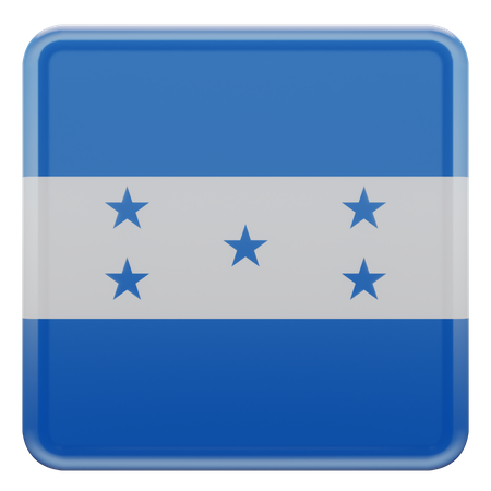 Honduras Flag  3D Illustration