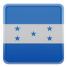 honduras flag 3d illustration