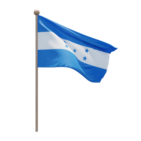 Mastro de bandeira de Honduras  3D Icon