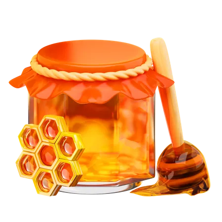 Honey Icon 3 D Icon Drink Isolated On Transparent Background 3 D Illustration High Resolution 3D Icon