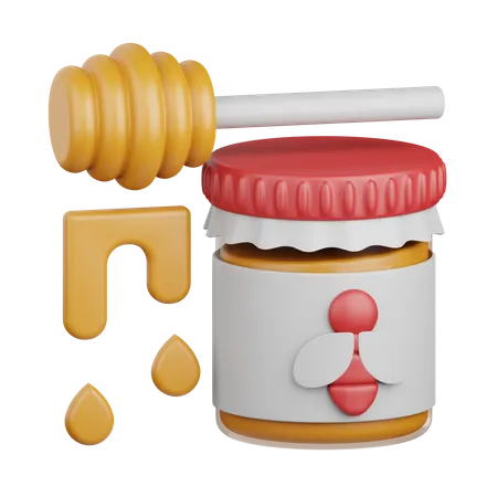 Honey  3D Icon