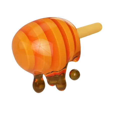 This Is Honey 3 D Render Illustration Icon High Resolution Png File Isolated On Transparent Background Available 3 D Model File Format Blend Fbx Gltf And Obj 3D Icon