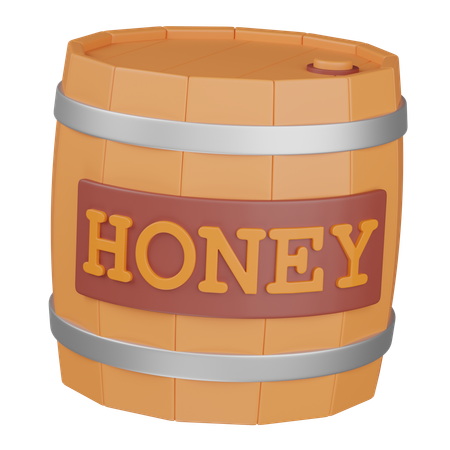 HONEY BARREL  3D Icon