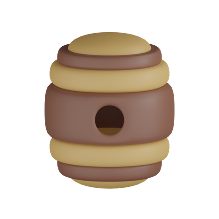 Honey Barrel  3D Icon