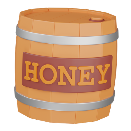 HONEY BARREL  3D Icon
