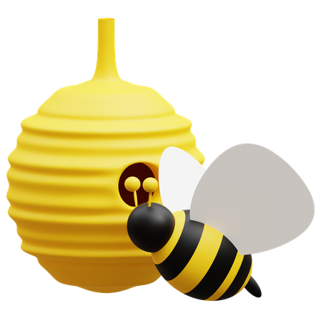 Honey Bee  3D Icon