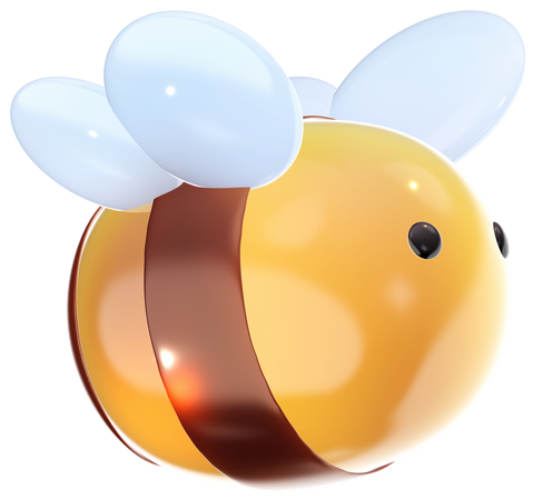 Honey Bee  3D Icon