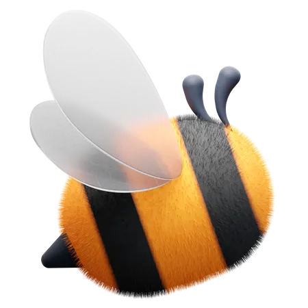 Honey Bee  3D Illustration
