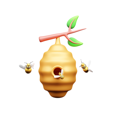 Honey Bee  3D Icon