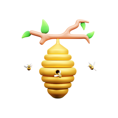 Honey Bee  3D Icon