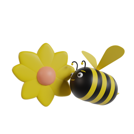 Honey Bee  3D Icon