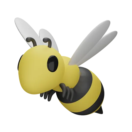 Honey Bee 3 D Spring 3D Icon