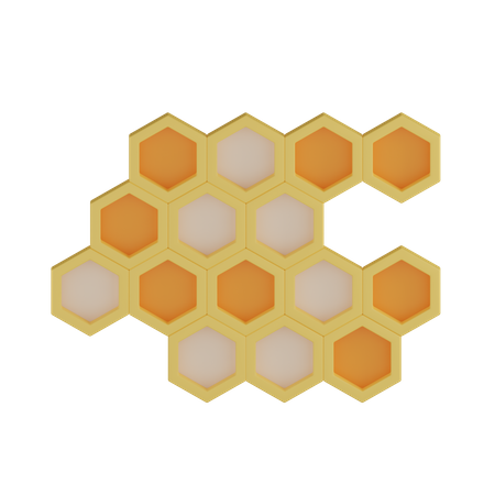 Honey Bee Hive 3D Icon