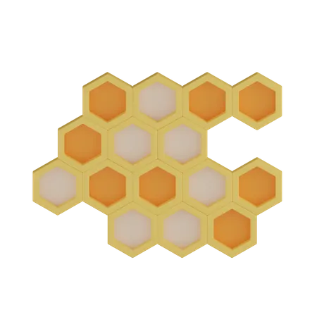 Honey Bee Hive 3D Icon