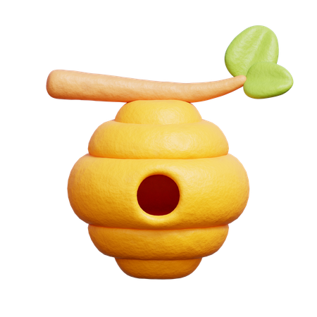 Honey Beehive  3D Icon