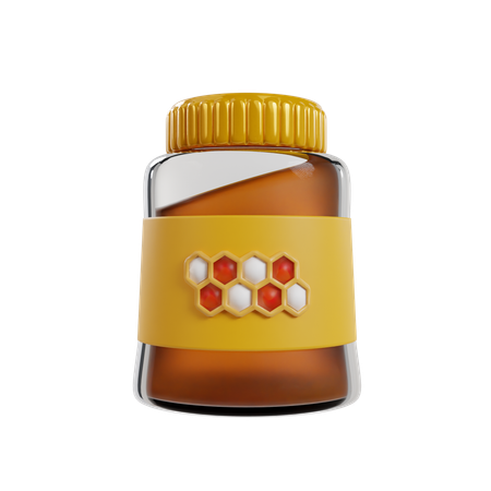 Honey Bottle  3D Icon