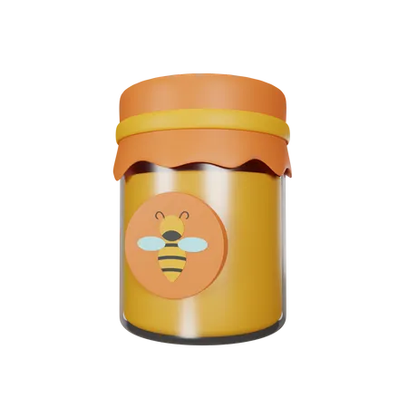 Honey Bottle  3D Icon