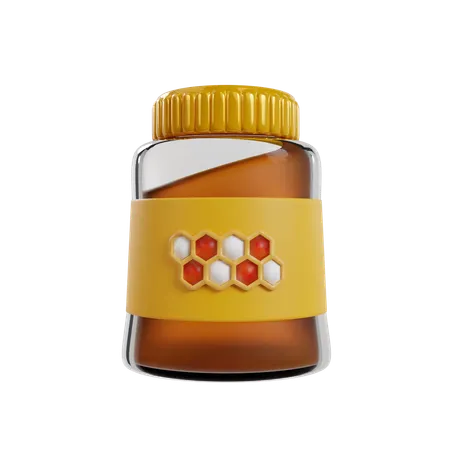 Honey Bottle  3D Icon