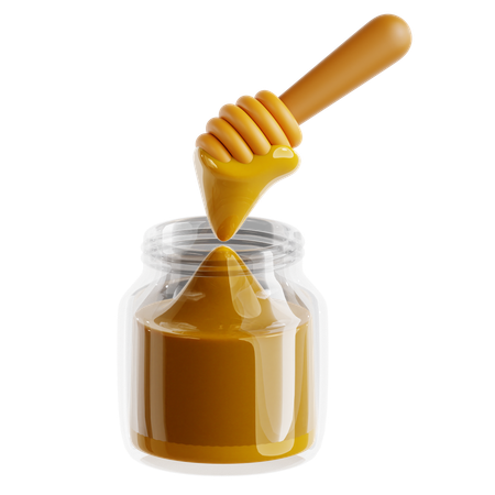 Honey bottle  3D Icon