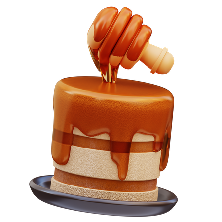 Honey Cake 3D Icon