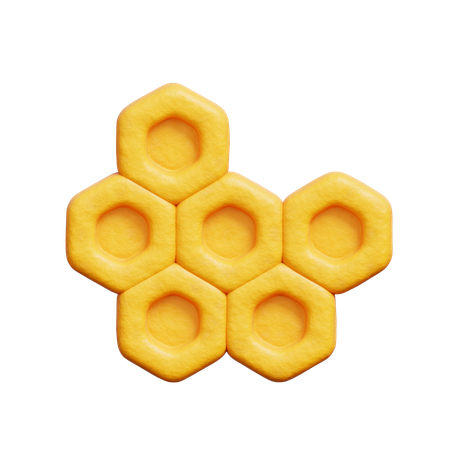Honey Comb  3D Icon