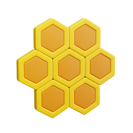 Honey Comb  3D Icon