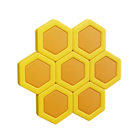 Honey Comb  3D Icon