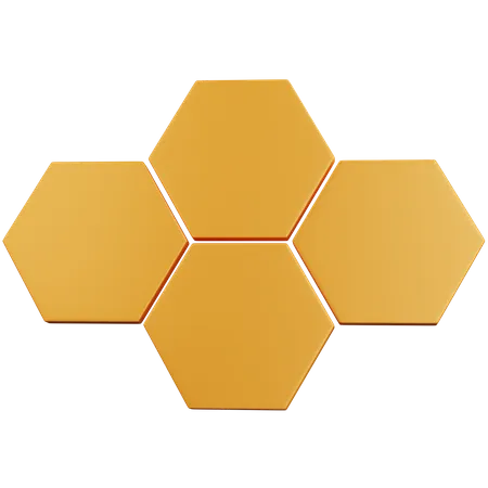 Honey Comb  3D Icon