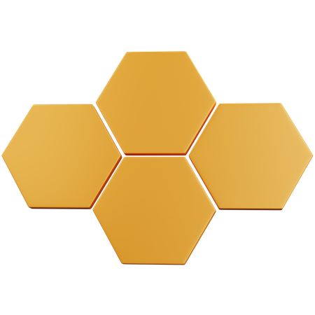 Honey Comb 3D Icon