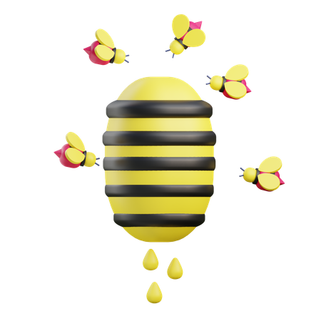 Honey Comb  3D Icon
